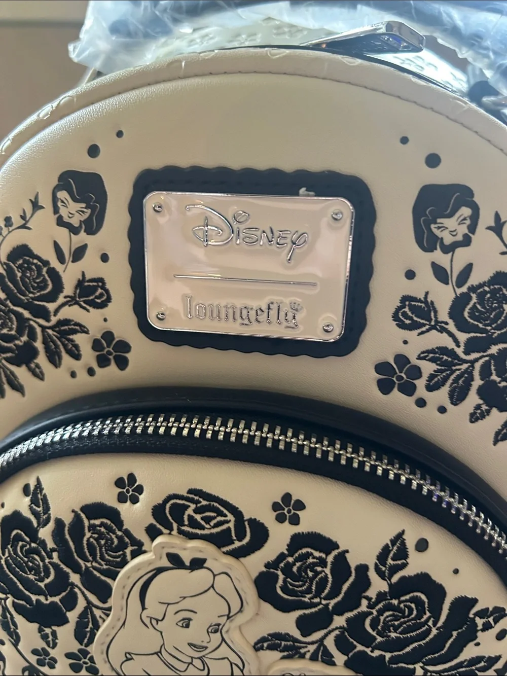 Alice in Wonderland Floral Mini Backpack